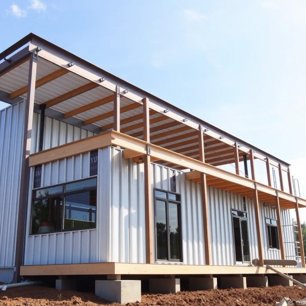 Commercial structure build