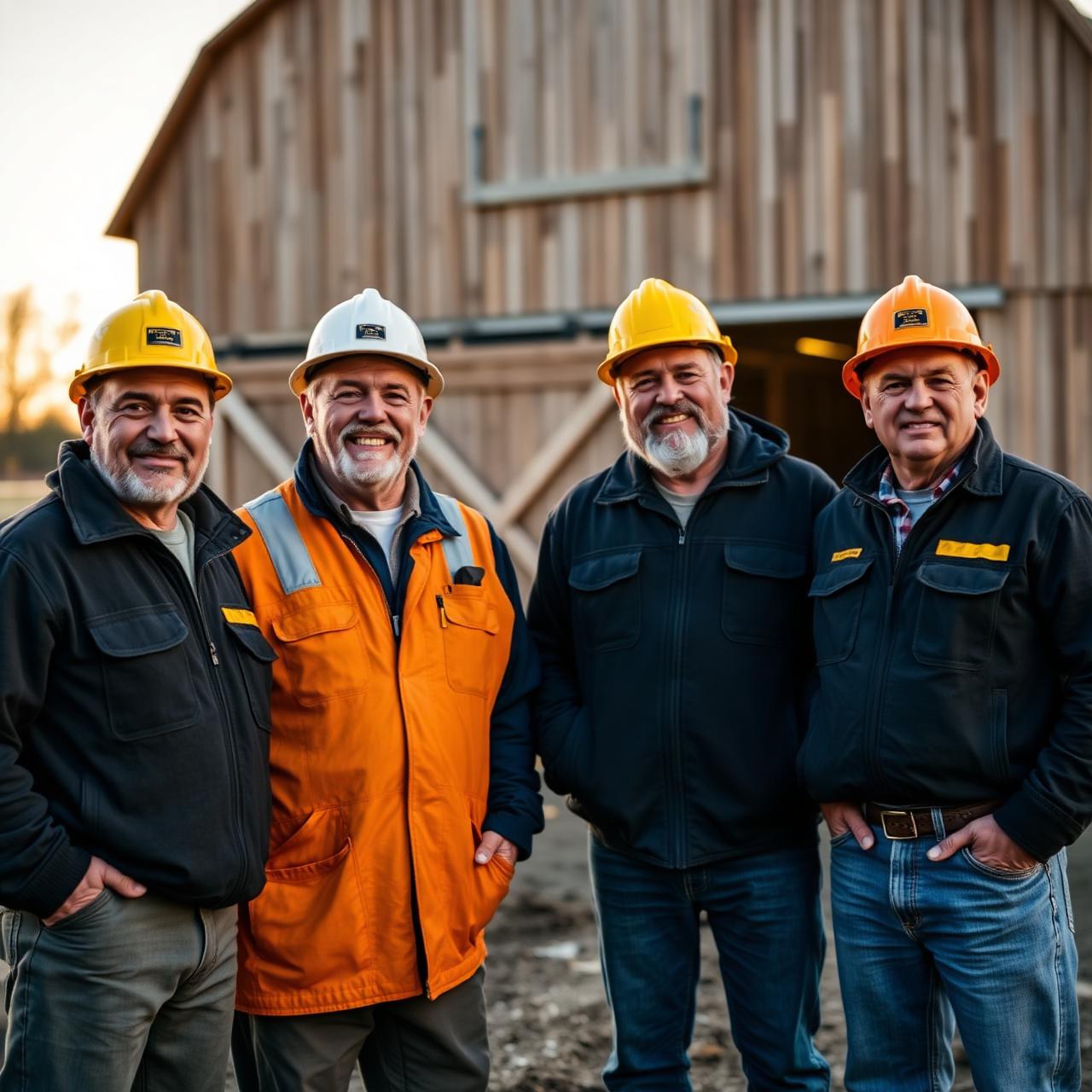 S&M Construction crew on a job site